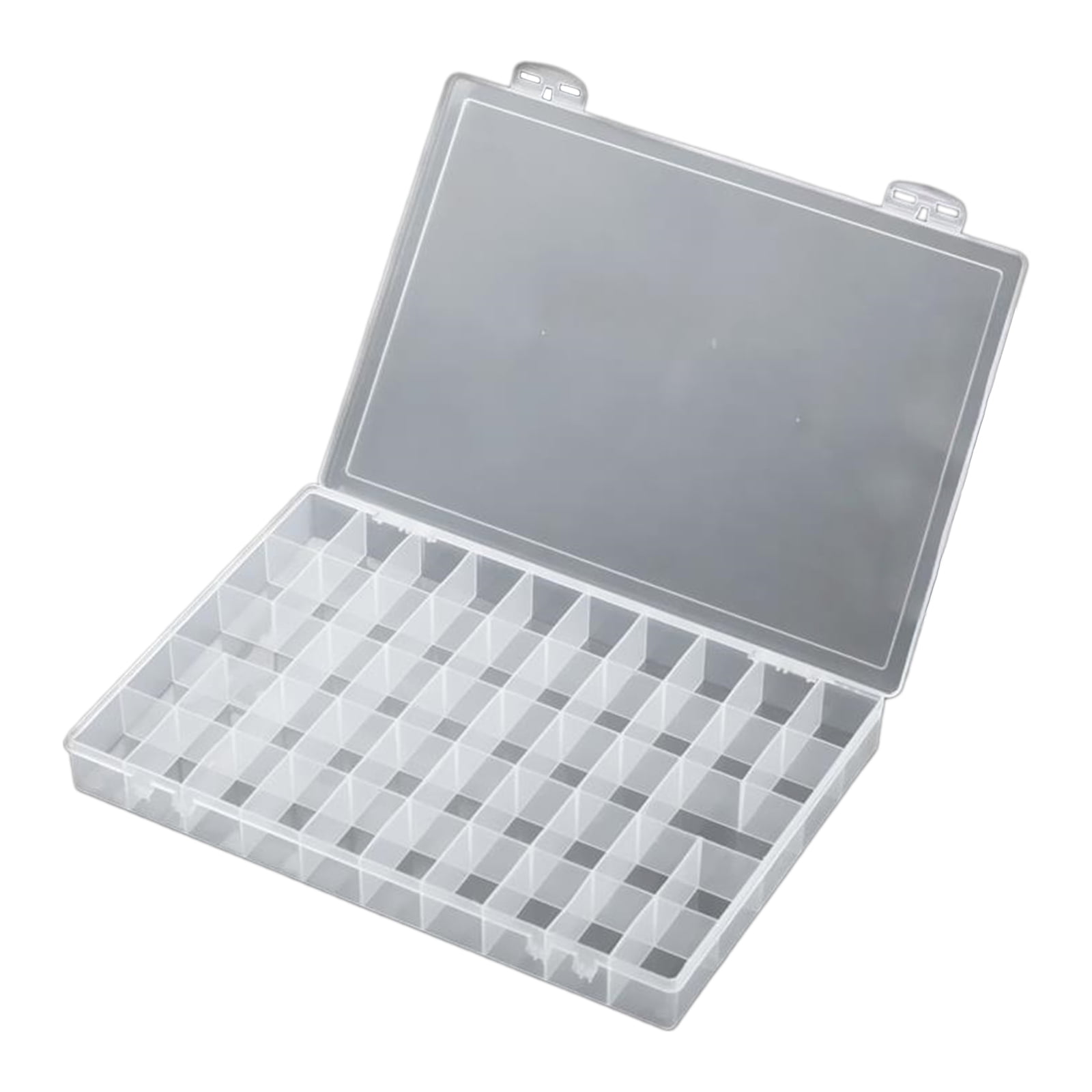 24 36 48 Grids Paint Organiser Case Jewelry Storage Box Clear Plastic Storage Case for Jewelry Beads Painting Craft