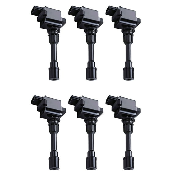 Set of 6 Ignition Coils Compatible with 1995 Mazda Millenia S Sedan 4-Door 2.3L V6 Supercharged 4-Pins Replacement for UF260 C1433