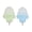 Style2, variant on Misright Bird Cage Chew Toy Perch Grinding Stone For Parrots Budgies Nail Grinding