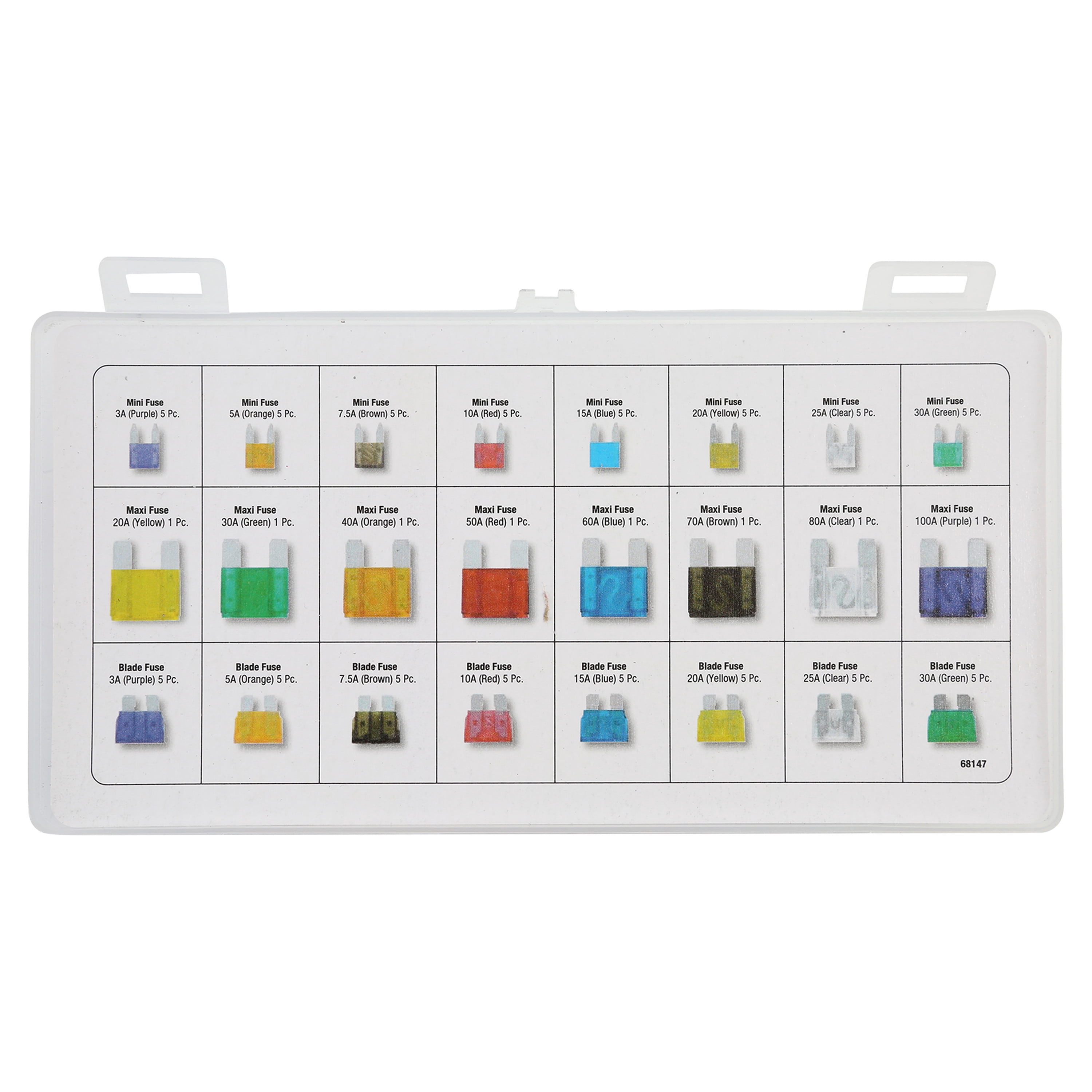 Hardware Machinery Master Auto Fuse Assortment, 88 Piece Set