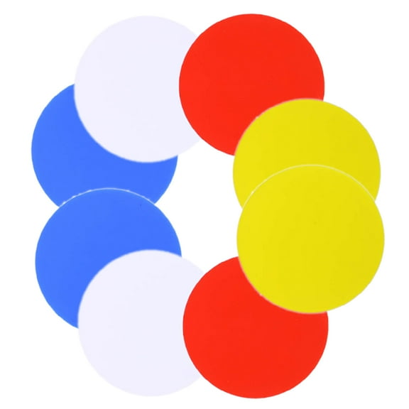 PAMINGONO 8Pcs Portable Silicone Opener Mats Non Skid Jar Gripper Pads Assorted Colors