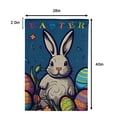 thumbnail image 4 of Cayyon Easter Flags 28 x 40 Double Sided, (Happy Easter House Flag) Easter Flag Banner with Bunny for Outside Vertical Holiday Yard Décor, 4 of 5