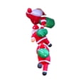 thumbnail image 3 of Inflables navideños de Papá Noel trepador, adorno navideño con luz, decoración navideña para decoración de invierno, jardín y ventana, 3 of 8