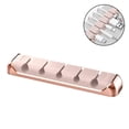 thumbnail image 1 of Cable Organizer Holder 5 Slots Desktop Cord Wire Clips Keeper for Organizing USB Cable/Power Cord/Wire Home Office and Car, 1 of 9