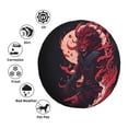 thumbnail image 3 of ZNDUO Red Cartoon Lion Pattern Spare Tire Cover, Universal Spare Tire Wheel Covers 17 inch, 3 of 8