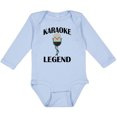thumbnail image 3 of Inktastic Karaoke Legend Music Gift Boys or Girls Long Sleeve Baby Bodysuit, 3 of 5