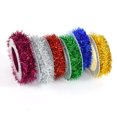 thumbnail image 5 of 1.5M Colorful Wire Garland Tinsel Hanging Rattan Christmas Decoration Xmas Tree Ornaments New Year Noel Party Gold Silver Ribbon, 5 of 5
