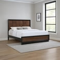 thumbnail image 2 of Houston Traditional Style King Bed Made With Wood in Walnut, 2 of 6