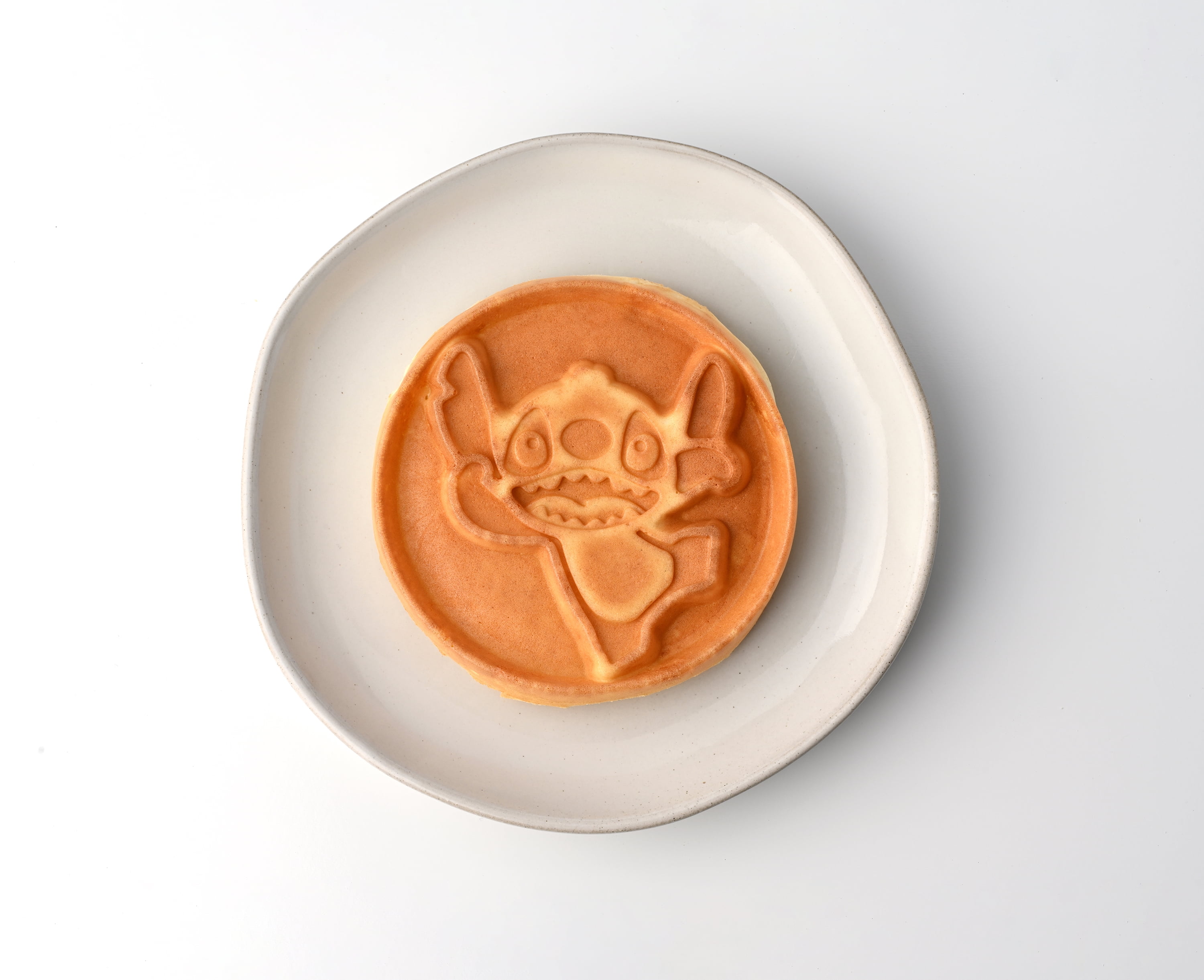 Disney Lilo & Stitch Sun Sand Sea 4" Mini Waffle Maker - Cute Appliance for Single Waffle - Features Nonstick Plates & Non-Skid Feet - Mini Machine with Power Light