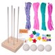 thumbnail image 2 of Kit para hacer pulseras de paracord, juego de manualidades de crochet, manualidades fáciles, manualidades lindas, tejido DIY 1, 2 of 9