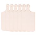 thumbnail image 2 of 6 Pieces Christmas Mini Wooden Cutting Board with Handle Unfinished Wood Paddle Rectangle Chopping Tray Cutouts, 2 of 10