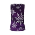 thumbnail image 5 of Lsque Snowflake Gradient Purple Printed Workout Tank Tops for Women, Athletic Sports Tank Tops, Compression Sleeveless Dry Fit Shirts,Sleeveless Yoga Shirt-X-Large, 5 of 9