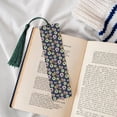 thumbnail image 4 of Kdxio Sloth with Donuts Print Metal Tassel Bookmarks,Perfect Gift for Art Lovers and Bookworms Metal Bookmarks for Women, 4 of 8