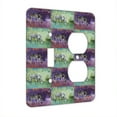 thumbnail image 1 of KuzmarK™ 2 Gang Single Toggle / Single Duplex Wall Plate - Zebra at Twilight Equine Pattern Art by Denise Every, 1 of 1