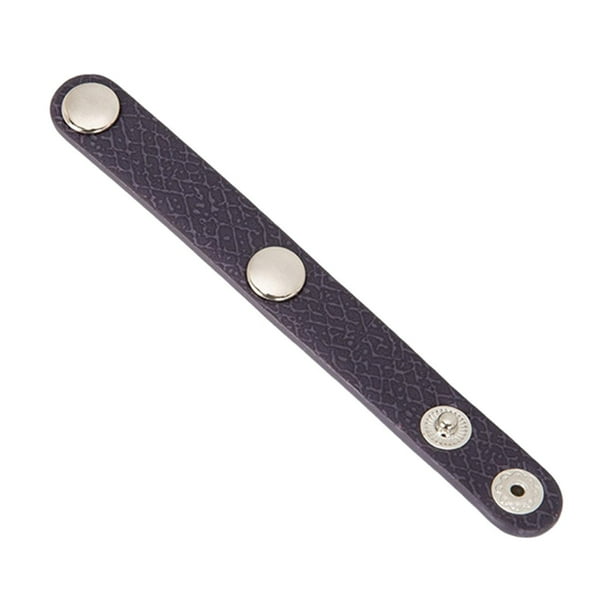 Asa de bolso Hebilla fija Bolso versátil Correa de hombro simple y portátil Fácil de usar Plata púrpura oscuro