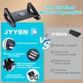 thumbnail image 3 of Reposapies Oficina, Ergon&oacute;mico Reposa Pies con Rodillos de Masaje, Descansa Pies para Escritorio, 6 Alturas Ajustables Aliviar la Presi&oacute;n, Apto para Descalzo o con Zapatos, F&amp, 3 of 6