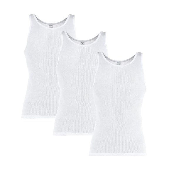 Knocker  White Basic A-Shirts (3 Pack) (Men)