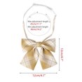 thumbnail image 2 of INSPIRE CHIC Women's Cute Plaid Elastic Strap Pre-tied Bow Ties, 2 of 6