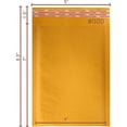 thumbnail image 1 of Kraft Bubble Mailers, Espace Utilisable 4 Pouces x 7 Pouces (Boîte de 250), 1 of 2
