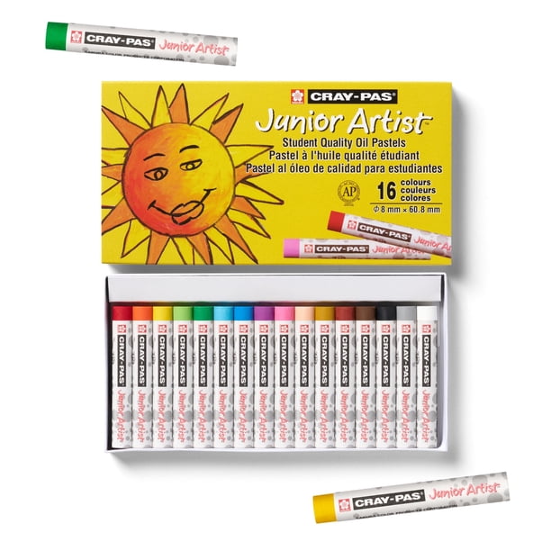 Set de pastel al óleo SAKURA Cray-Pas Junior Artist, 16 colores