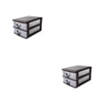 thumbnail image 3 of ziyahi Organizer Storage Drawer - plify Life With Smart Storage Solutions Multi-Layer Desktop Drawer brown two layers 2Set, 3 of 6