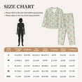 thumbnail image 4 of Sikiie leaves bows Print Pajamas for Women Set, Womens Pajama Sets, Lounge Sets for Women, 2pjs for Women-Medium, 4 of 7