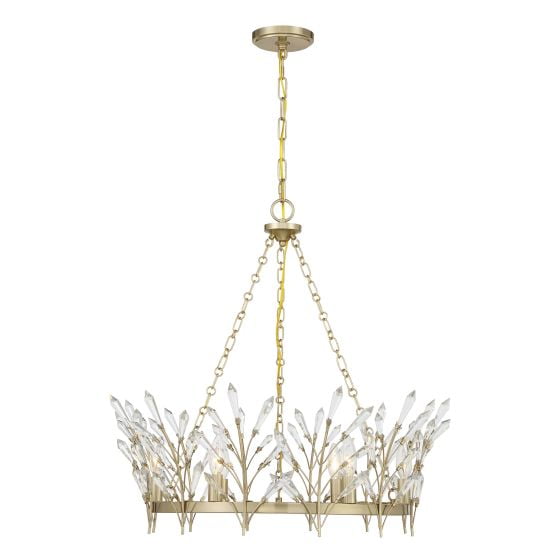 Savoy House - 1-4073-6-127 - Orianna 6-Light Chandelier in Noble Brass