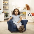 thumbnail image 2 of Melissa & Doug Denim Fabric Child’s Armchair (Kid’s Furniture, 23”L x 17.5”W x 18.3”H), 2 of 9