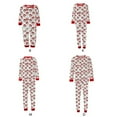 thumbnail image 6 of GYRATEDREAM Matching Family Pajamas Sets Christmas PJ's Santa Claus Printed Long Sleeve Tee and Bottom Loungewear Homewear PJs for 3Y Kid, 6 of 6