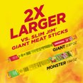 thumbnail image 5 of (3 pack) Slim Jim Monster Smoked Meat Sticks, Chile Limón Flavor, 11g Protein Per Stick, 1.94 oz., 5 of 10