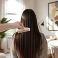 thumbnail image 4 of Unique Bargains 1 Pc Durable Marble Hair Comb Beige Acetate Sheet, 4 of 5