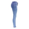 thumbnail image 4 of YDFCWXW Women's Classic Jeggings, High Waist Stretchy Design, Denim Trousers Light Blue, XXL, 4 of 7