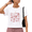 1-White, variant on Giffimy Women's White Books Are My Love Language Book Lover Doodle Graphic Short Sleeve Crop T-Shirt XS-XL Crewneck Top