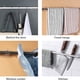 thumbnail image 5 of 24PCS Soporte de Barra de Cortina Autoadhesivo Sin Taladro Barras de Cortina Soportes Ajustables Sin Clavos de Almacenamiento Abrazadera, 5 of 5