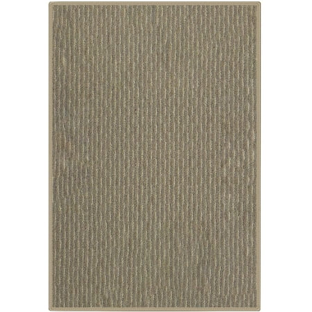2 x4 Bayou Beige - Indoor Outdoor Area Rug Carpet Runners with a Premium Fabric Finished Edges