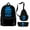 Black, variant on Jey Uso Eat Sleep Yeet Repeat Backpack 3 Piece Set Rucksack Crossbody Bag Unisex Daypack Travel Bags