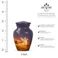 thumbnail image 2 of Phoenix Keepsake Cremation Urns For Adult Ashes Women - Small Blue Urns For Human Ashes Adult Man - Decorative Tiny Urn For Mom & Dad - Black Mini Urn For Male - 3 Inch, 2 of 7