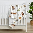 thumbnail image 3 of Sweet Jojo Designs Country Western Taupe Brown and Cream Baby Security Blanket, 3 of 5