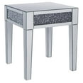 thumbnail image 2 of Home Square 2 Piece Mirrored Beveled Frame End Table Set in Gray, 2 of 5
