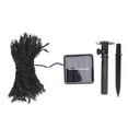 thumbnail image 1 of Desiderio Guirnaldas de luces solares decorativas 100 LED 8 modos IP65 impermeable 39,4 pies Cadena de luces solares para jardín al aire libre, 1 of 6
