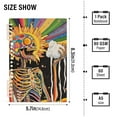thumbnail image 2 of FORMRS 1-Subject Spiral Notebook 8" x 5" College Ruled 60 Refillable Sheet, Bright Skeleton, 2 of 7