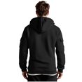 thumbnail image 4 of Hoodie for Men Quarter Zip Long Sleeve Crew Neck Solid Color Pullover Sweatshirts with Pocket Black 2XL, 4 of 6