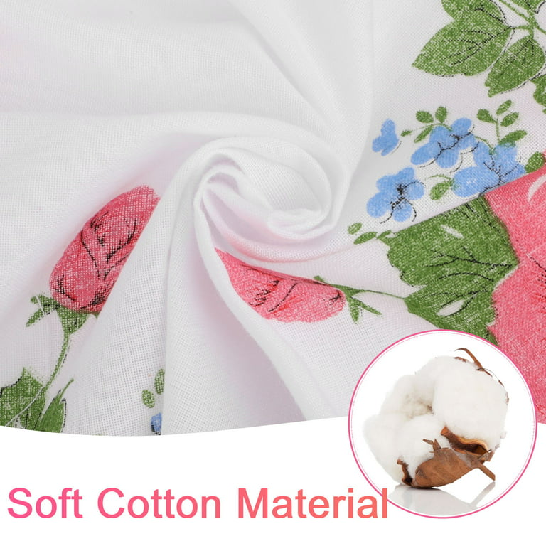 Vintage Ladies Cotton Blend Handkerchief. 11.50 X 11.50. Shamrock - Ruby  Lane