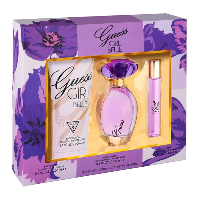 Fragancia Guess Girl Belle 3 pzs Mujer Guess Floral Frutal 2013