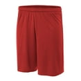 thumbnail image 4 of Men's 7" Power Mesh Practice Short - SCARLET - L, 4 of 5
