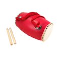 thumbnail image 3 of Waist Drum Chinese Drums Percussion Instruments Music Material Traditional Rhythm Durable Teaching Musical Gifts Hand Drum long waist drum, 3 of 8