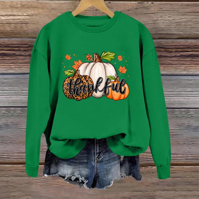 TINZ T-Shirt à Manches Longues Col Rond Imprimé Chandail en Molleton Court pour Femmes Grande Taille Léger à Capuche Zippée