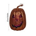 thumbnail image 2 of Halloween Light up Jack-o'-Lantern Pumpkin, Hollow Plastic Pumpkin Lantern with LED Light for Home Tabletop Yard Party Decor, 2 of 2