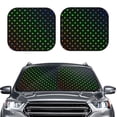 thumbnail image 2 of Wukai Poker Shapes Print Windshield Sun Shade, Car Front Window Shades Sunshade Cover Sun Visor Shield Block Automotive Interior Protector Blocks UV Rays-Small, 2 of 6