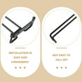 thumbnail image 4 of unbranded Rack Colgante Negro Para De Vino De Hierro Para Mejoras En Barras Y Buffets, 4 of 8